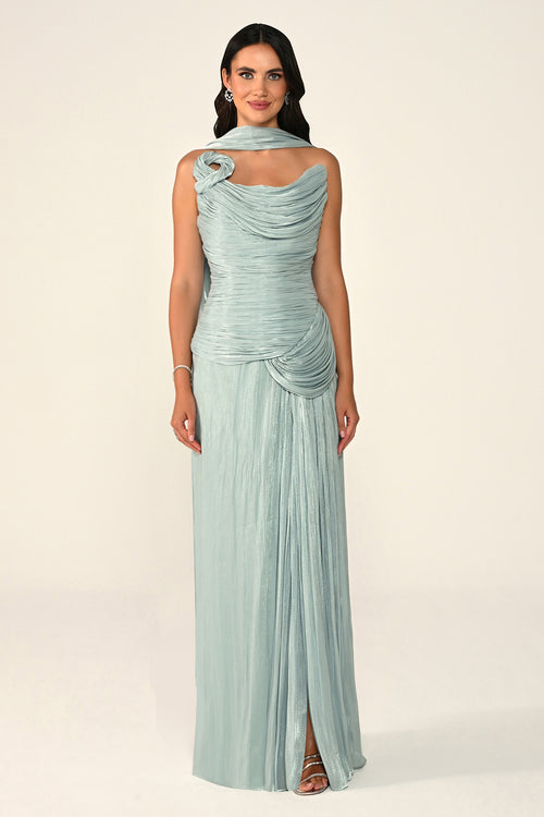 Noéline Draped Dress - Maxi