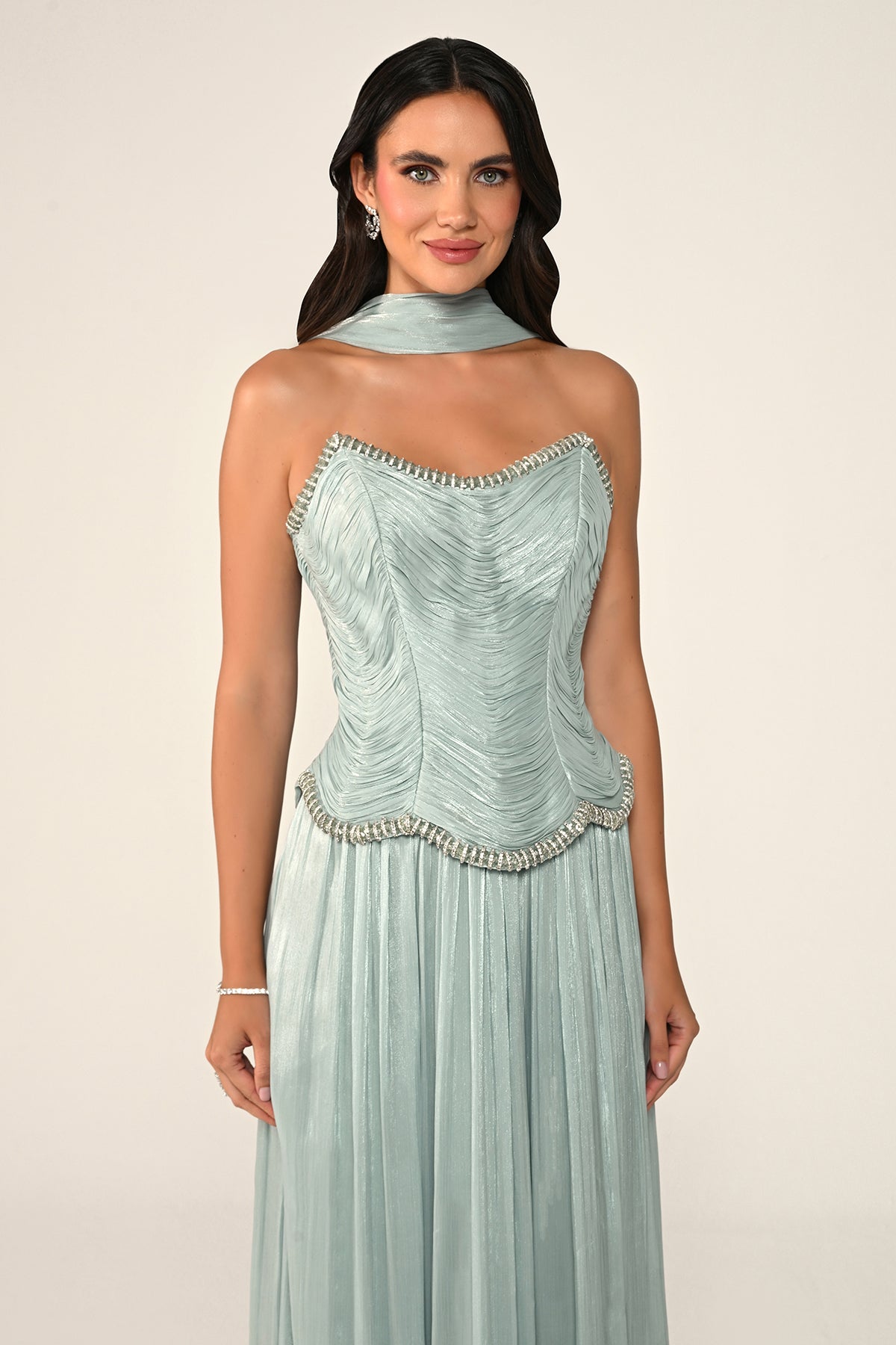 Éloane Pleated Dress - Maxi