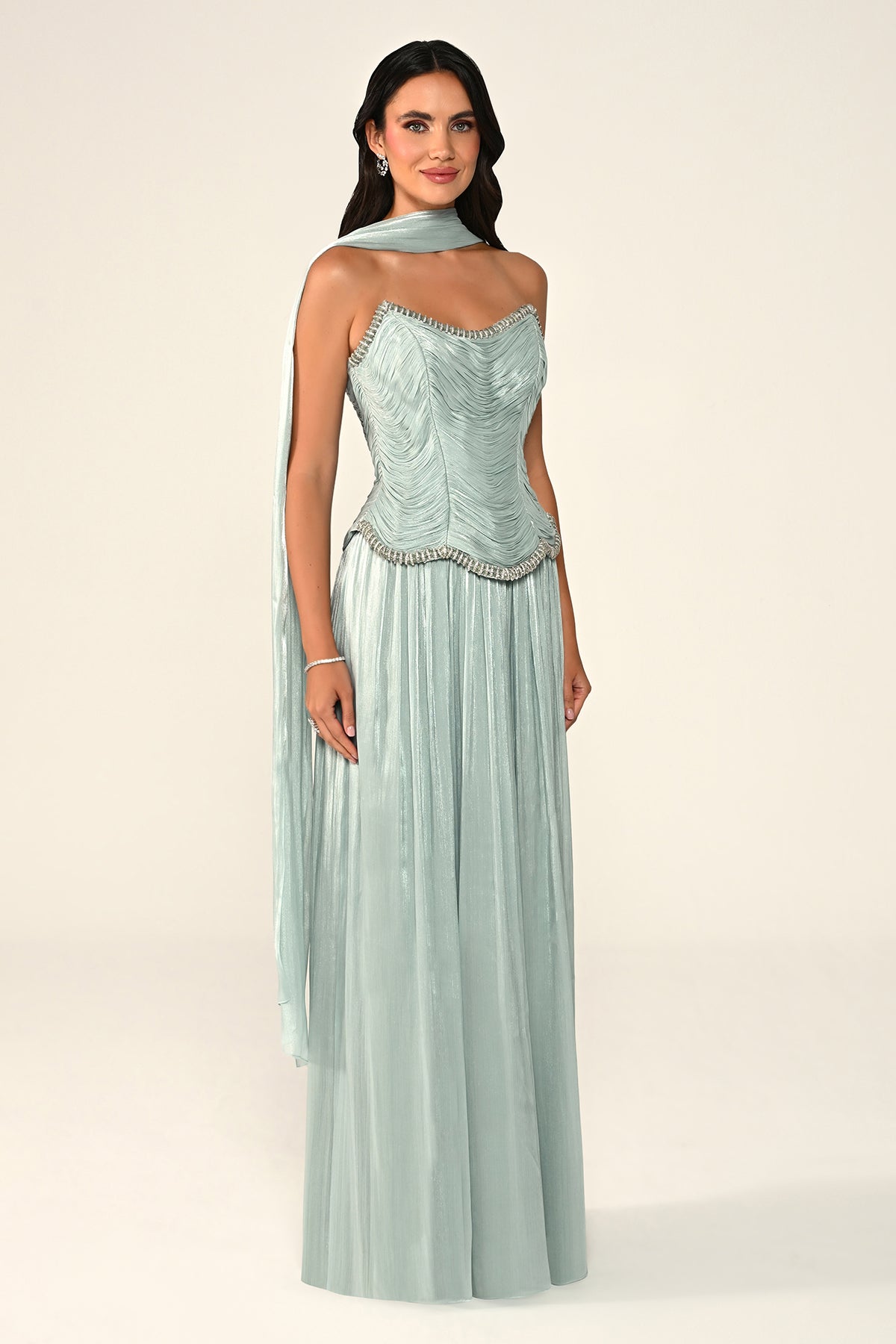 Éloane Pleated Dress - Maxi