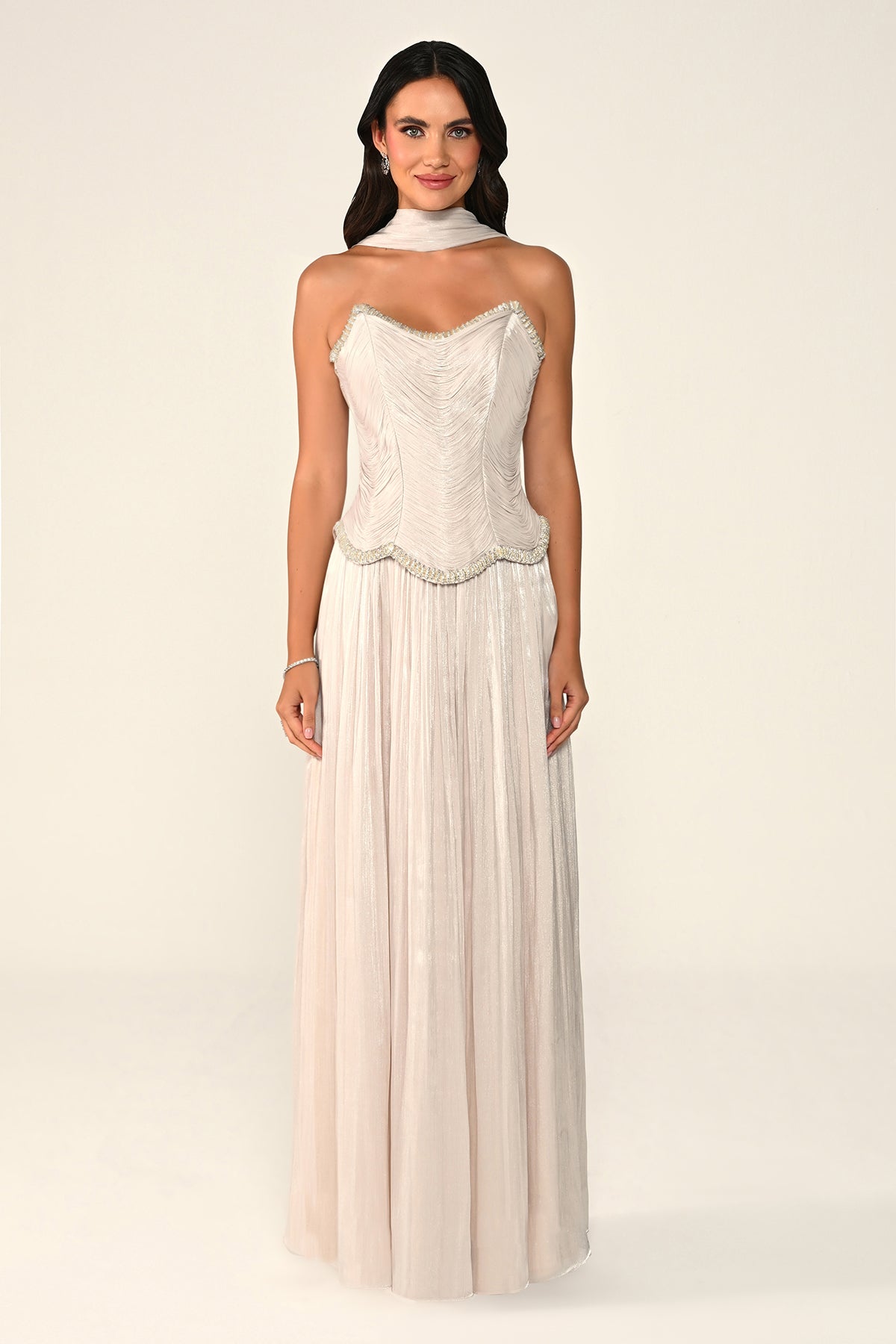 Éloane Pleated Dress - Maxi