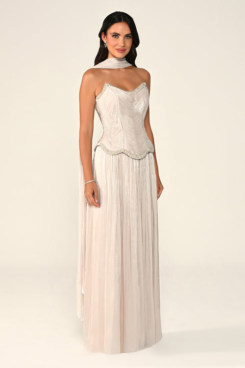 Éloane Pleated Dress - Maxi