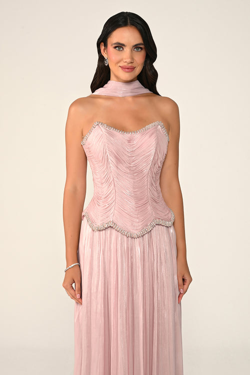 Éloane Pleated Dress - Maxi