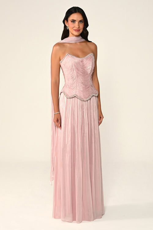Éloane Pleated Dress - Maxi