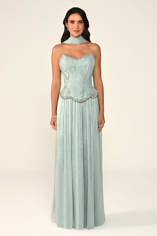 Éloane Pleated Dress - Maxi