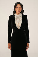 Perlessa Dress - Velvet - Maxi