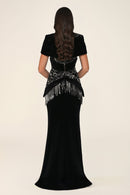 Arianelle Dress - Velvet - Maxi