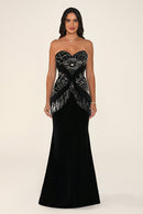 Arianelle Dress - Velvet - Maxi