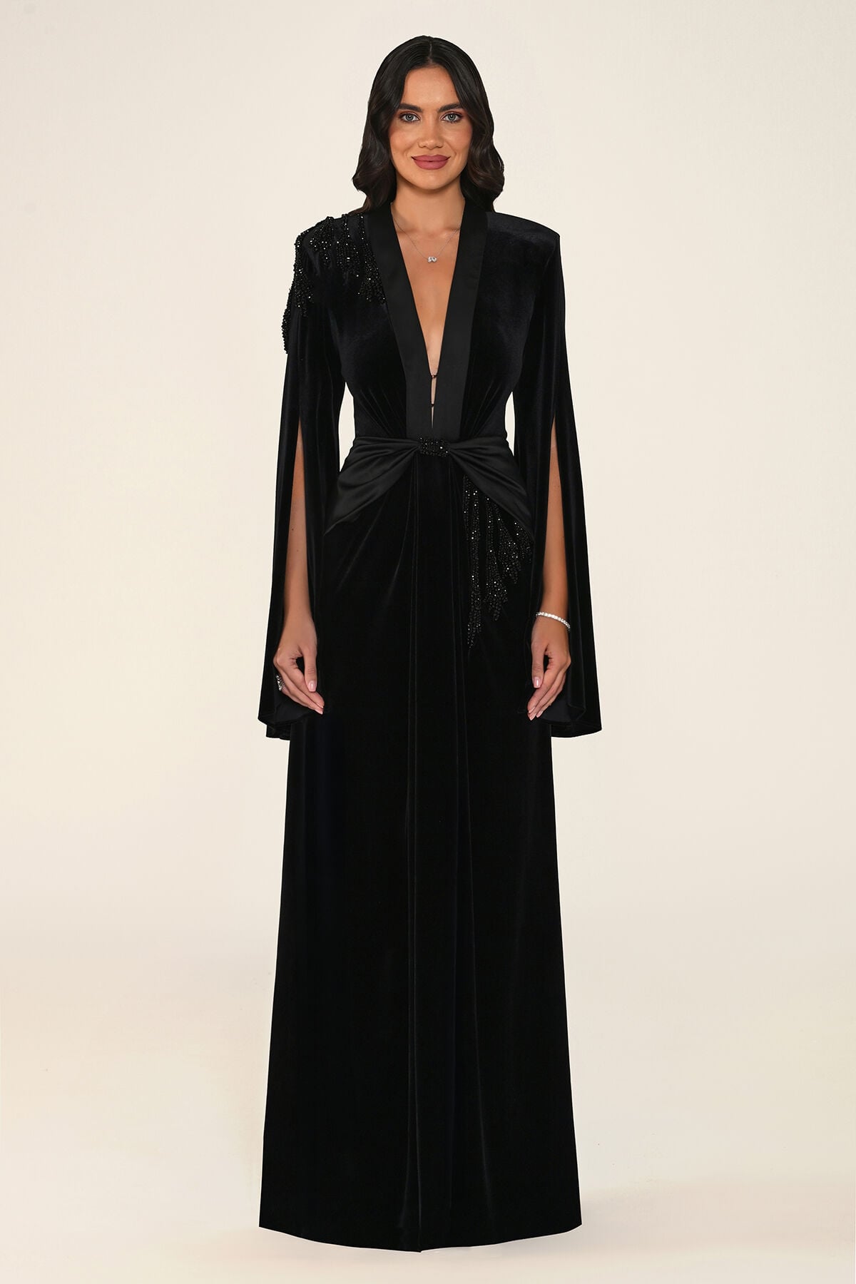 Noctavia Dress - Velvet - Maxi