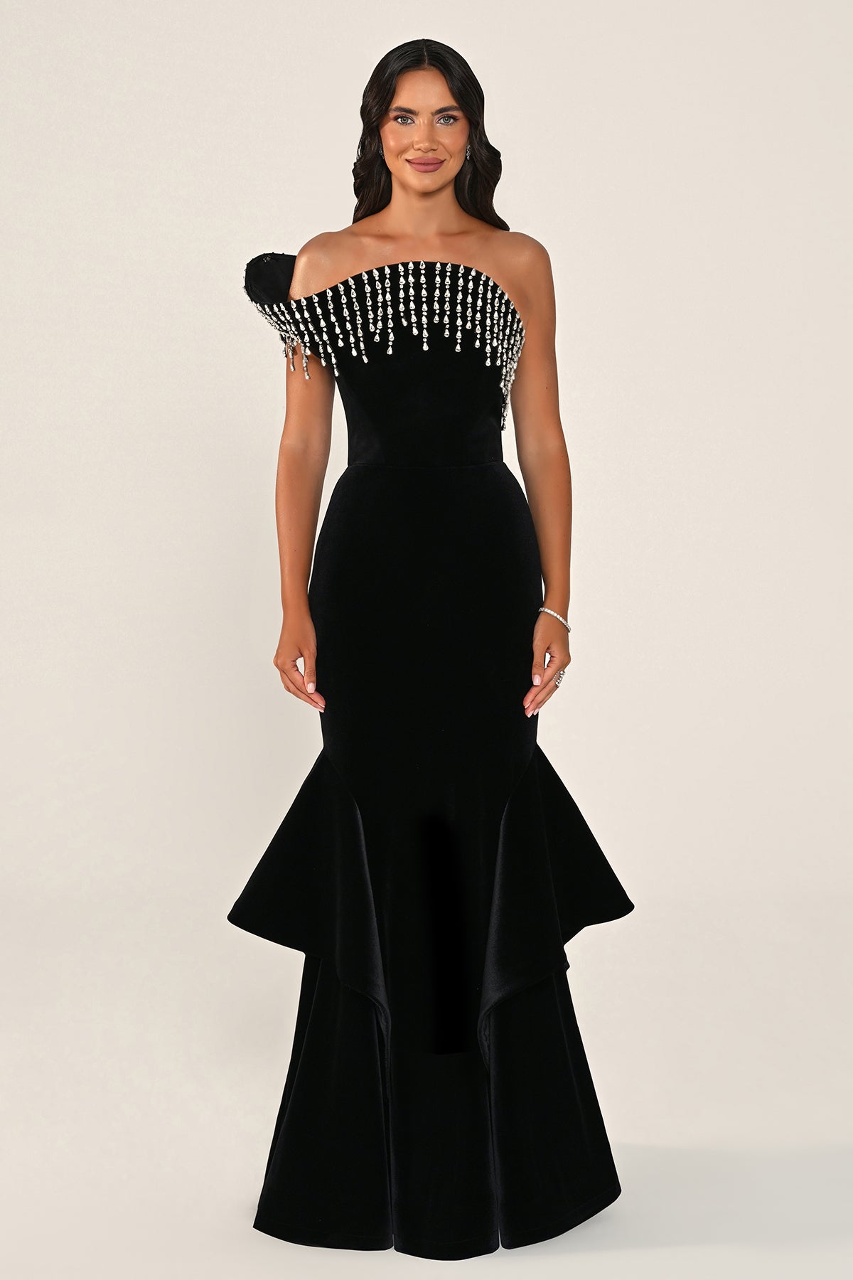 Cristalle Dress - Velvet - Maxi