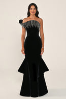 Cristalle Dress - Velvet - Maxi
