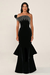Cristalle Dress - Velvet - Maxi
