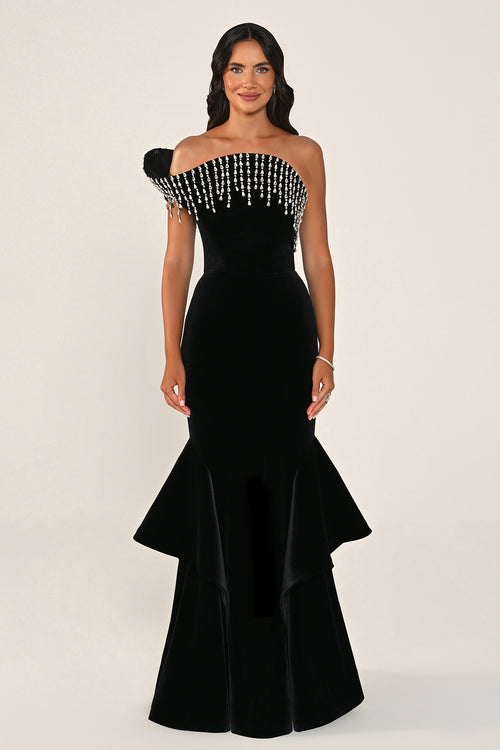 Cristalle Dress - Velvet - Maxi
