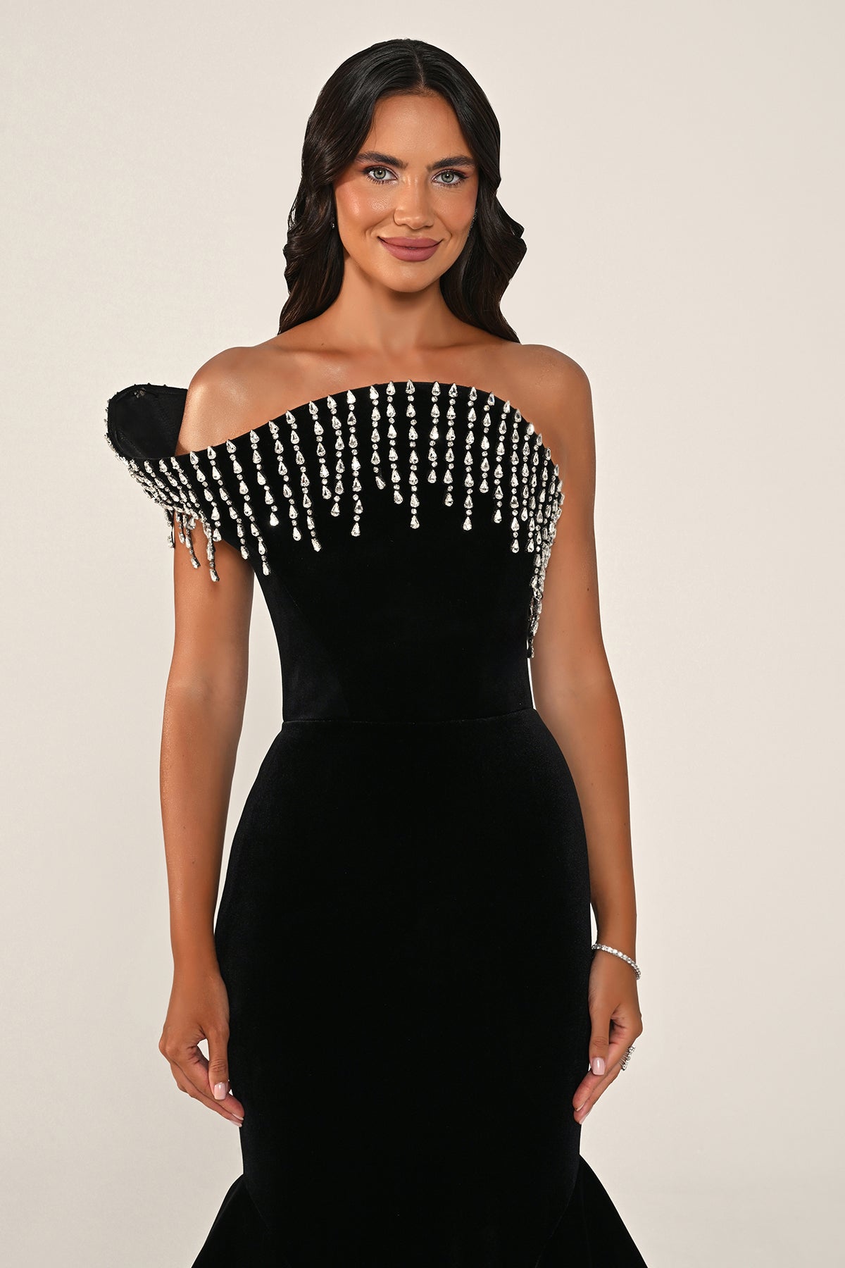 Cristalle Dress - Velvet - Maxi