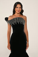 Cristalle Dress - Velvet - Maxi