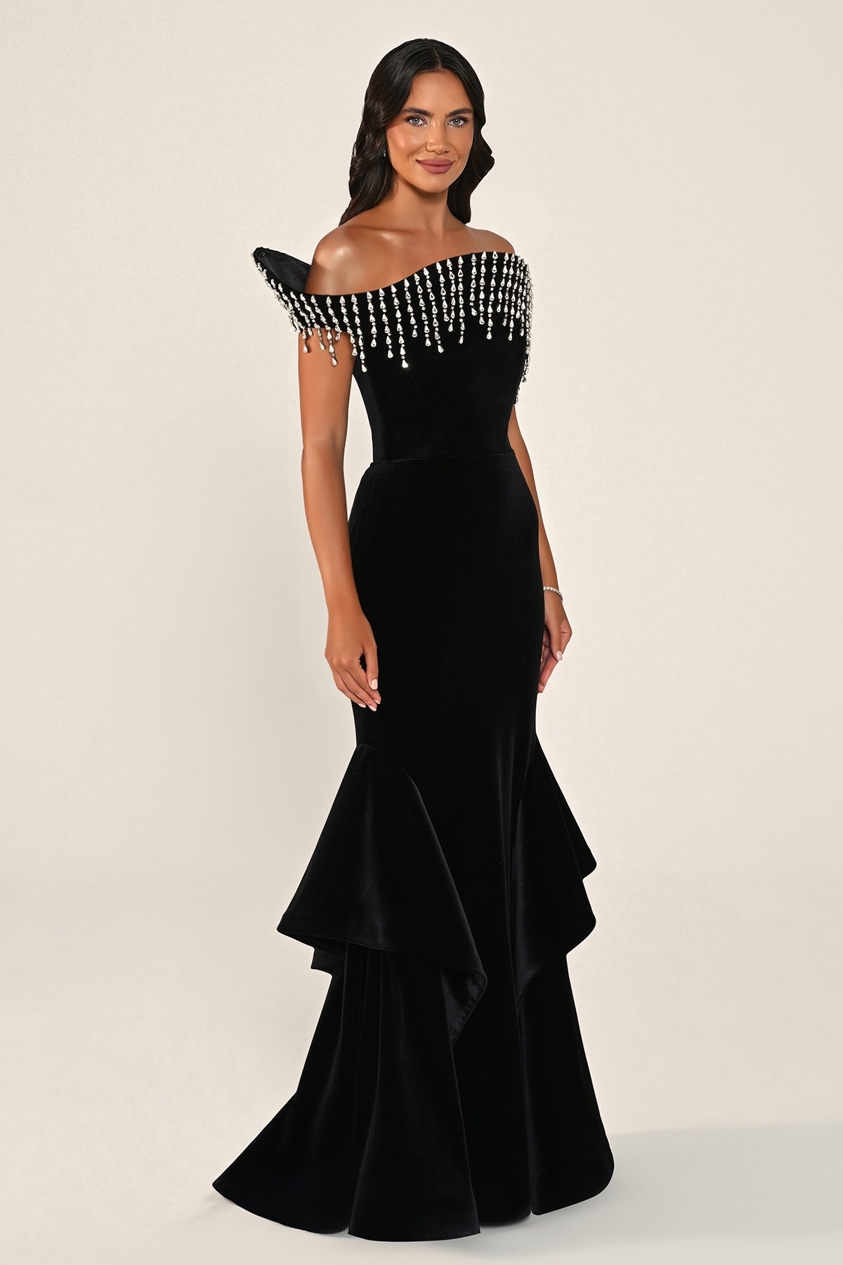 Cristalle Dress - Velvet - Maxi