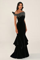 Cristalle Dress - Velvet - Maxi