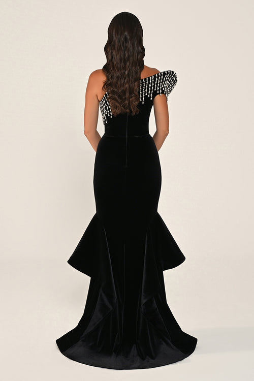 Cristalle Dress - Velvet - Maxi