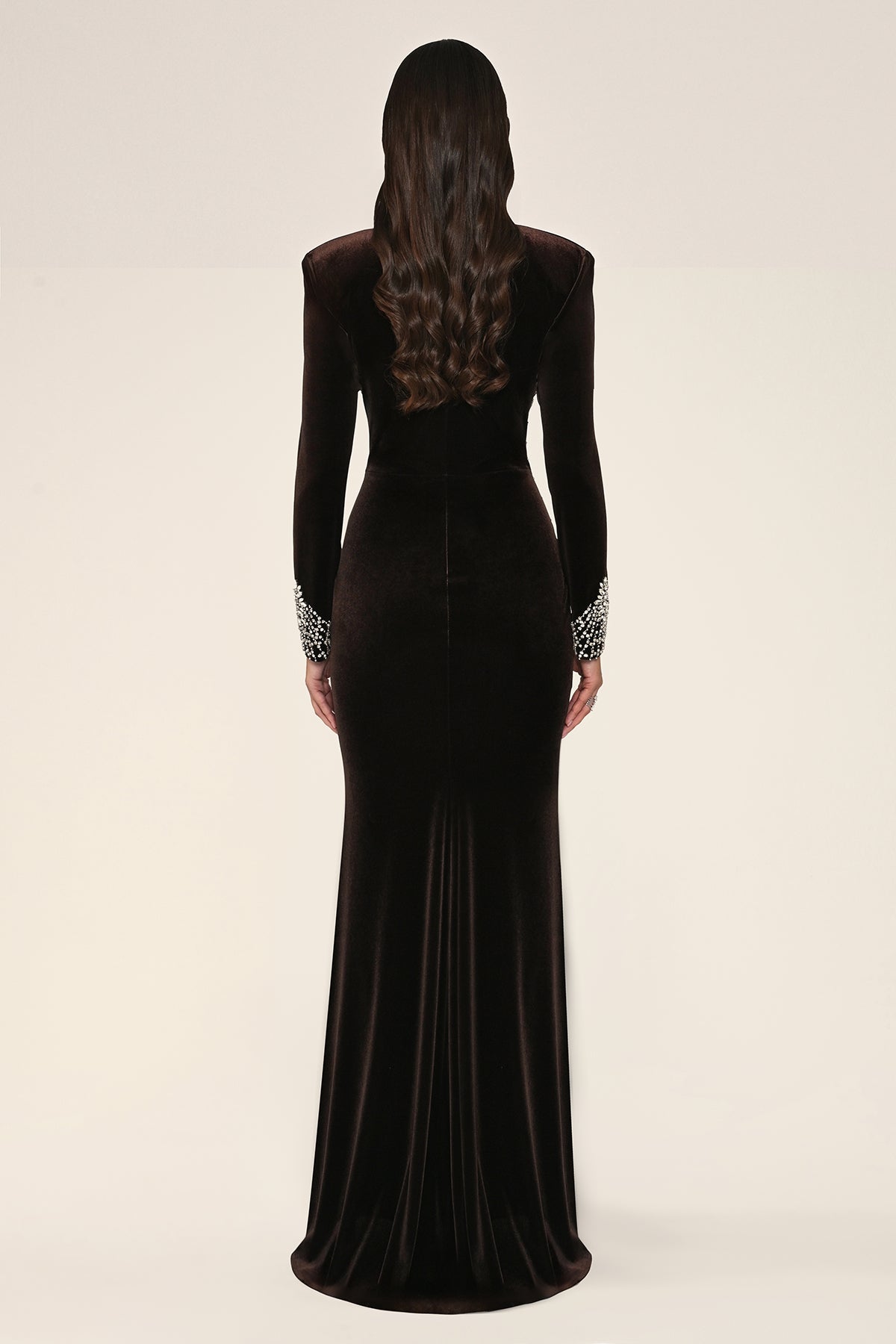 Marceline Dress - Velvet - Maxi