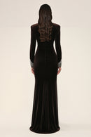 Marceline Dress - Velvet - Maxi