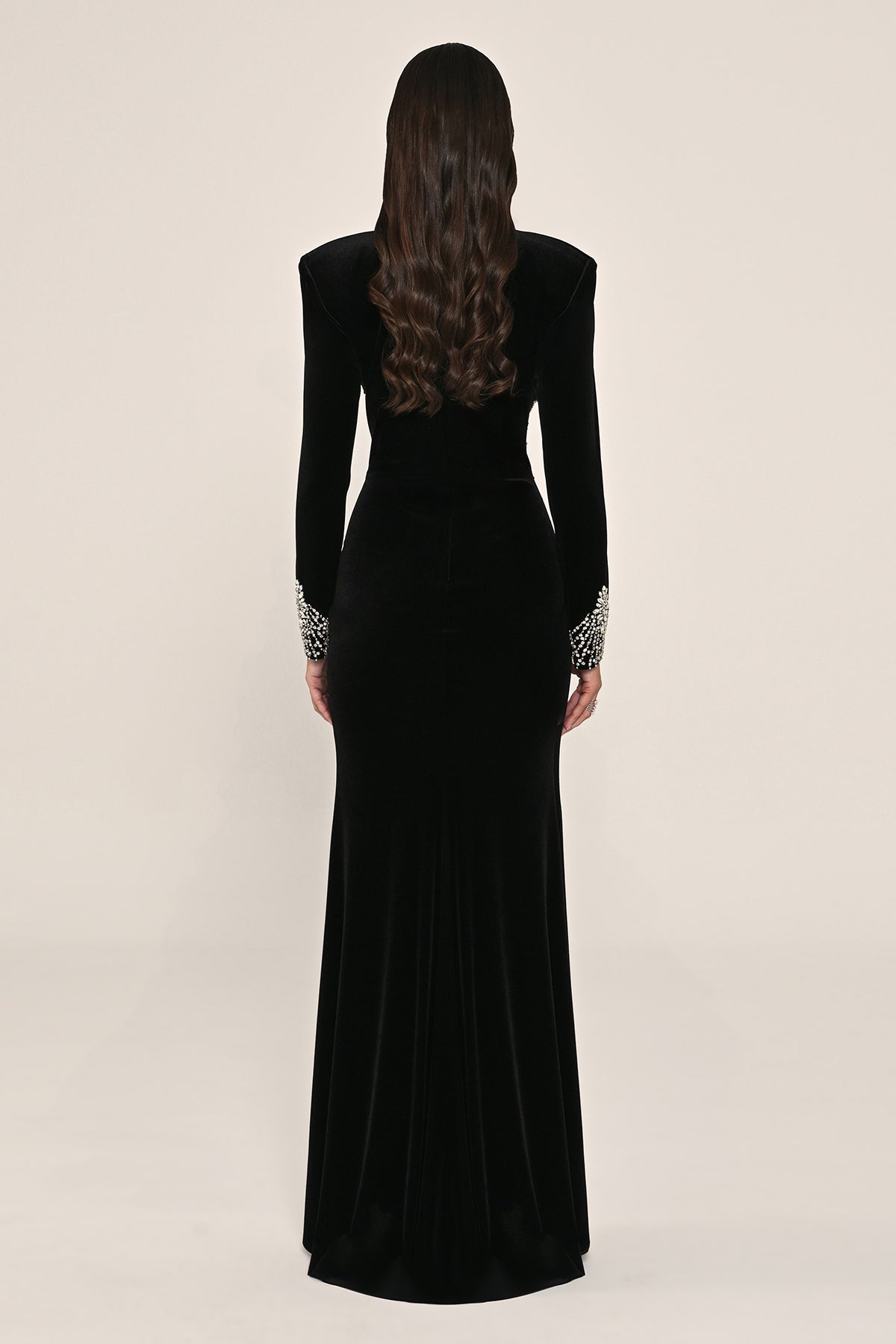 Marceline Dress - Velvet - Maxi