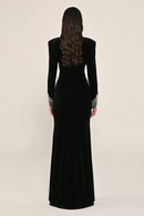 Marceline Dress - Velvet - Maxi