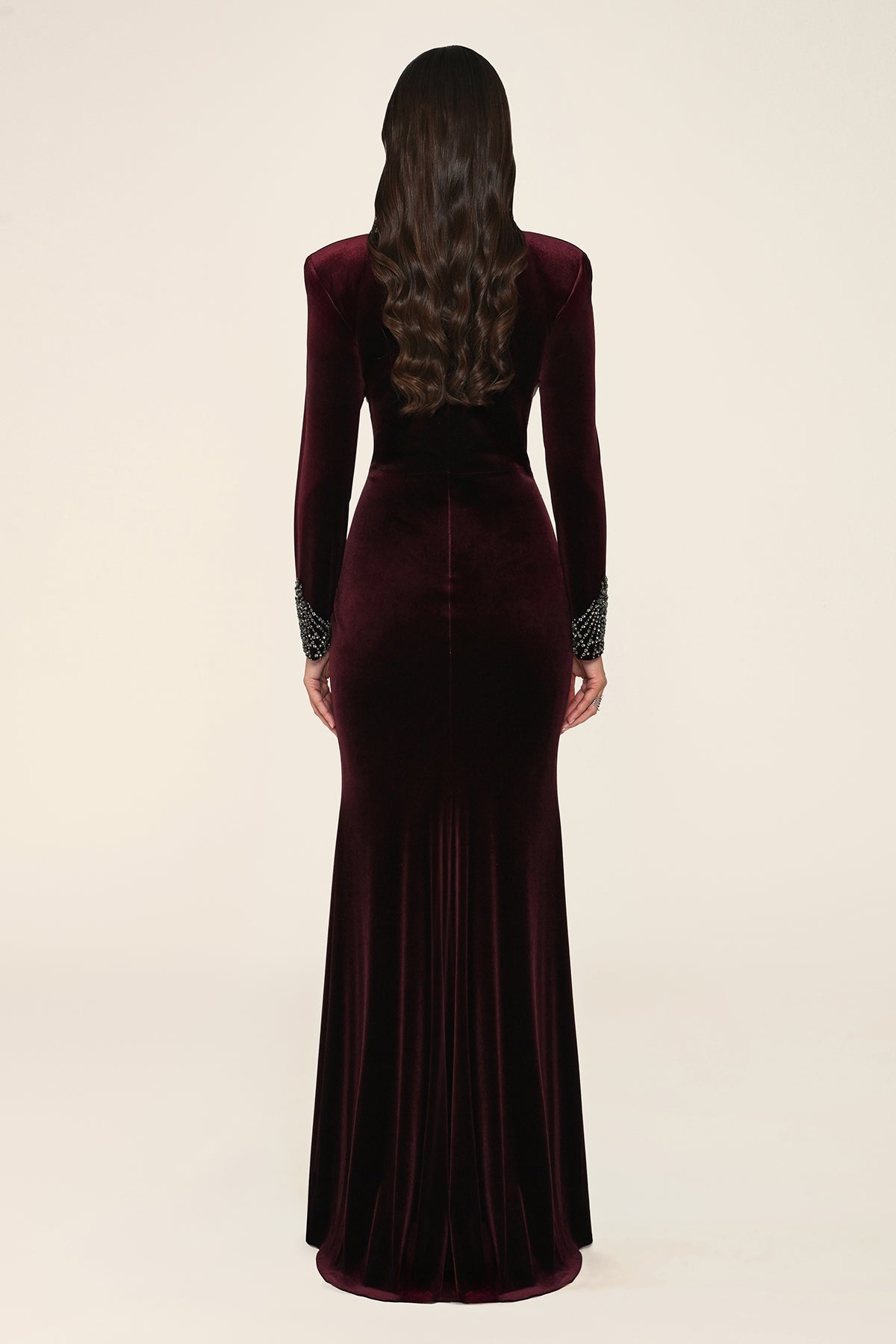 Marceline Dress - Velvet - Maxi