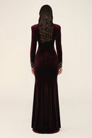 Marceline Dress - Velvet - Maxi