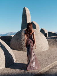 Valora Drape Dress - Maxi