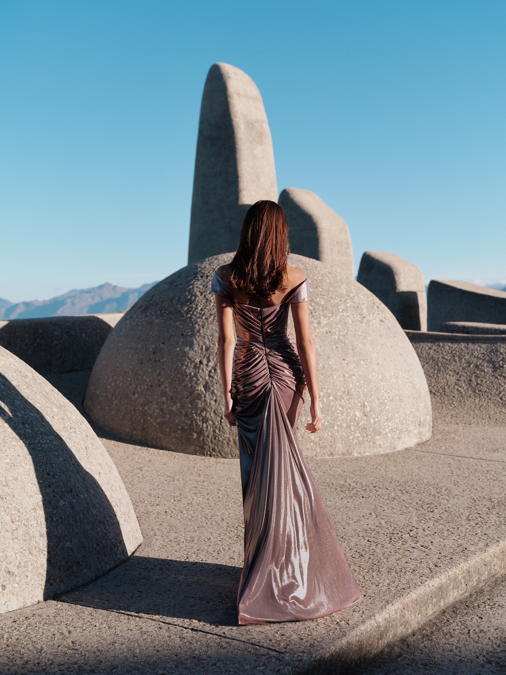 Valora Drape Dress - Maxi
