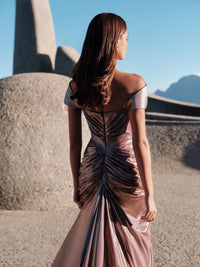 Valora Drape Dress - Maxi