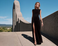 Midnight Halo Dress - Maxi