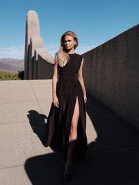Midnight Halo Dress - Maxi