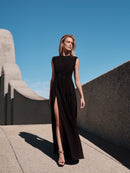 Midnight Halo Dress - Maxi