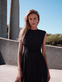 Midnight Halo Dress - Maxi