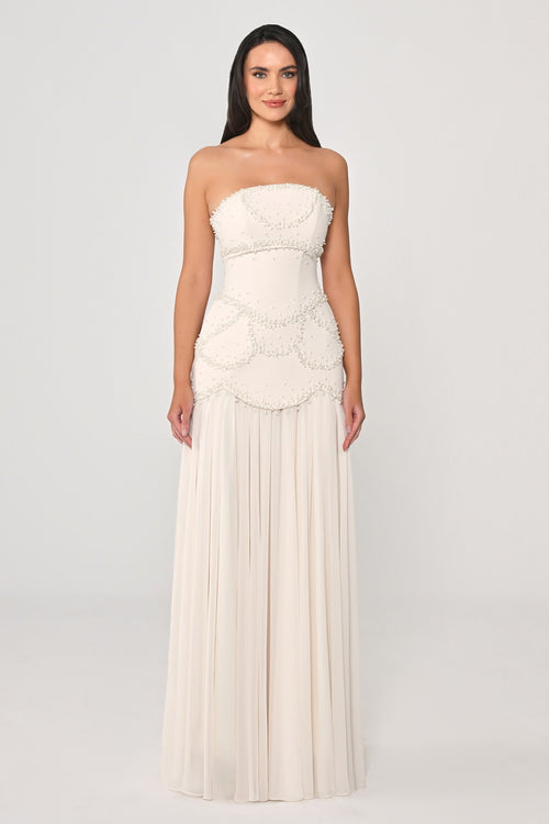 Aurielle Pearl Dress - Maxi - Multicolor