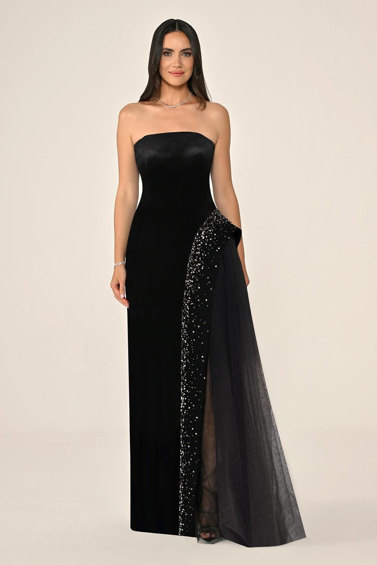 Delta Dress - Maxi - Velvet Black