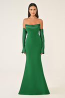 Sofia Crepe Evening Dress - Maxi - Multicolor