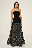 Luna Dress - Velvet -  Maxi