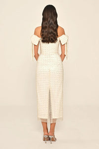 Asteria Bow -  Midi - Offwhite