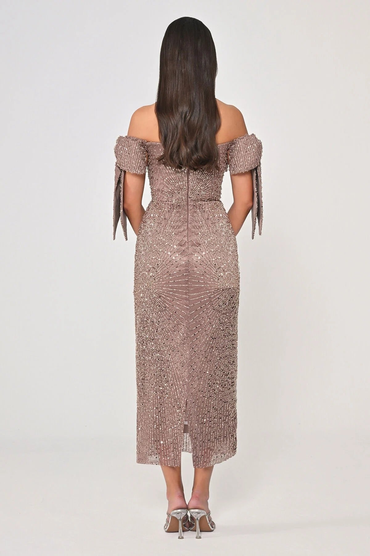 Asteria Bow -  Midi - Offwhite