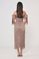 Asteria Bow -  Midi - Offwhite