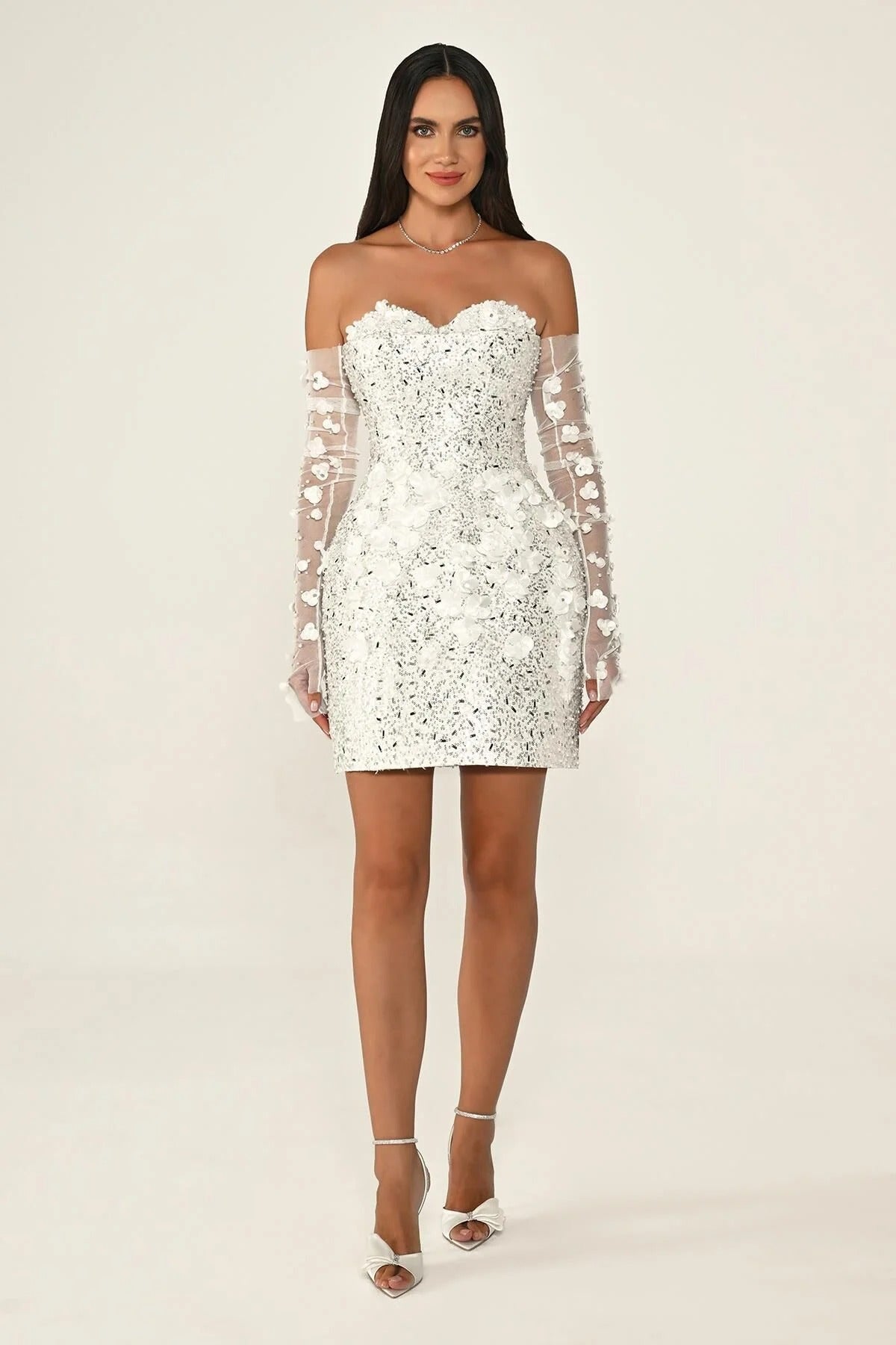 The Bride Dress - Mini - White