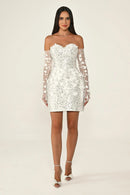 The Bride Dress - Mini - White