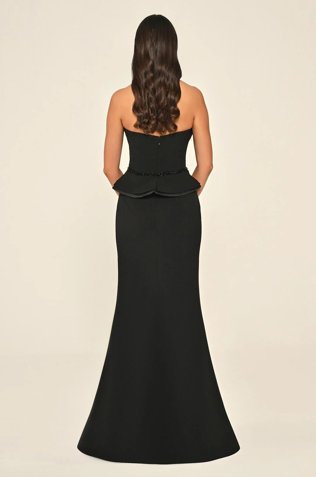 Velora Noir Dress - Maxi - Black