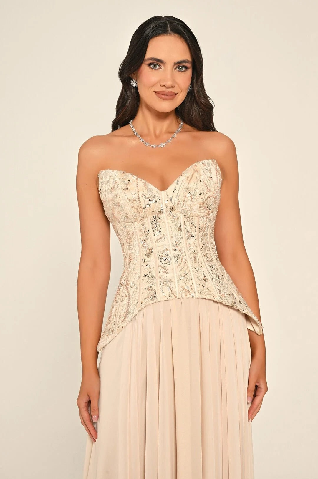 Gardenia Luxe Dress - Maxi - Black