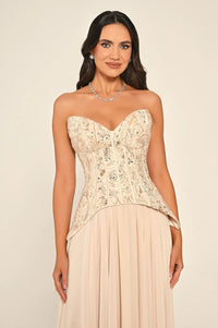 Gardenia Luxe Dress - Maxi - Black