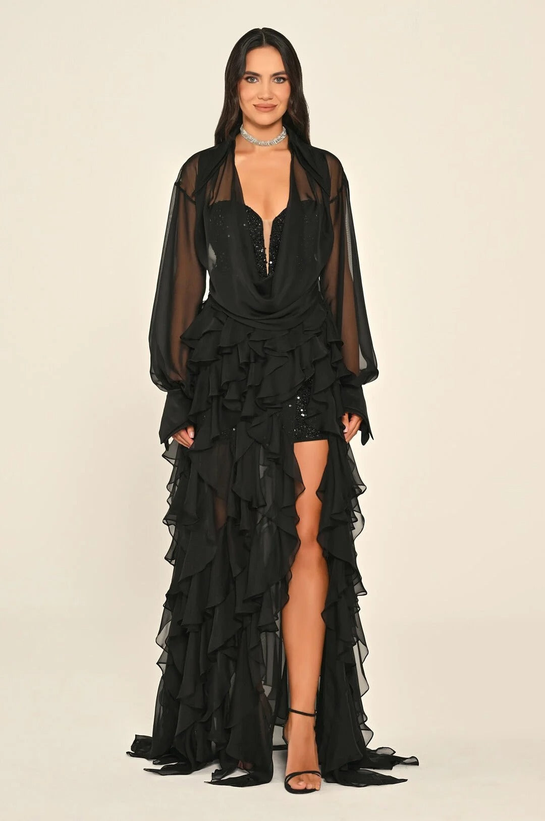 Lolita Dress - Maxi - Black