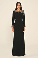 Noir Diadem Dress - Maxi - Black