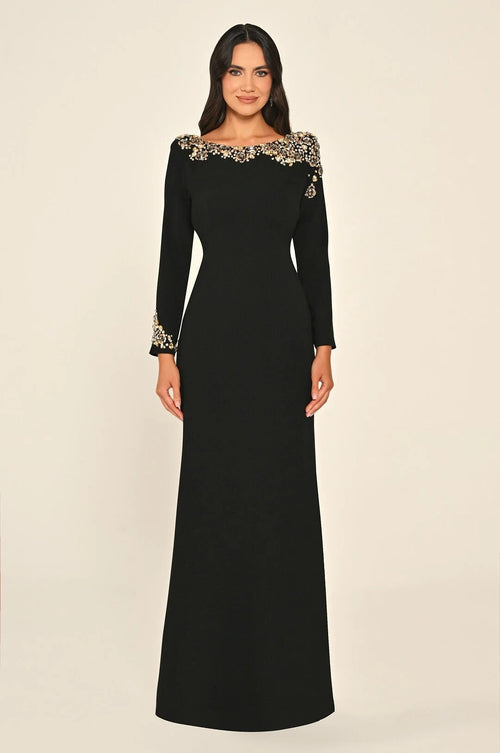 Noir Diadem Dress - Maxi