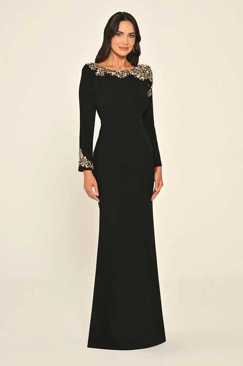 Noir Diadem Dress - Maxi